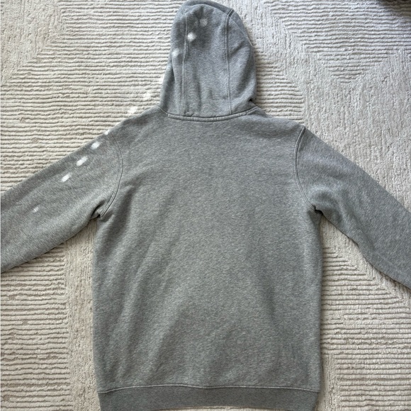 Nike Adult Georgia Bulldogs Football Club Fleece Team Hoodie- Heather Grey- M - Picture 3 of 4